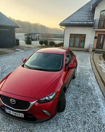 Mazda CX-3 cena 70000 przebieg: 93306, rok produkcji 2017 z Wieluń małe 352